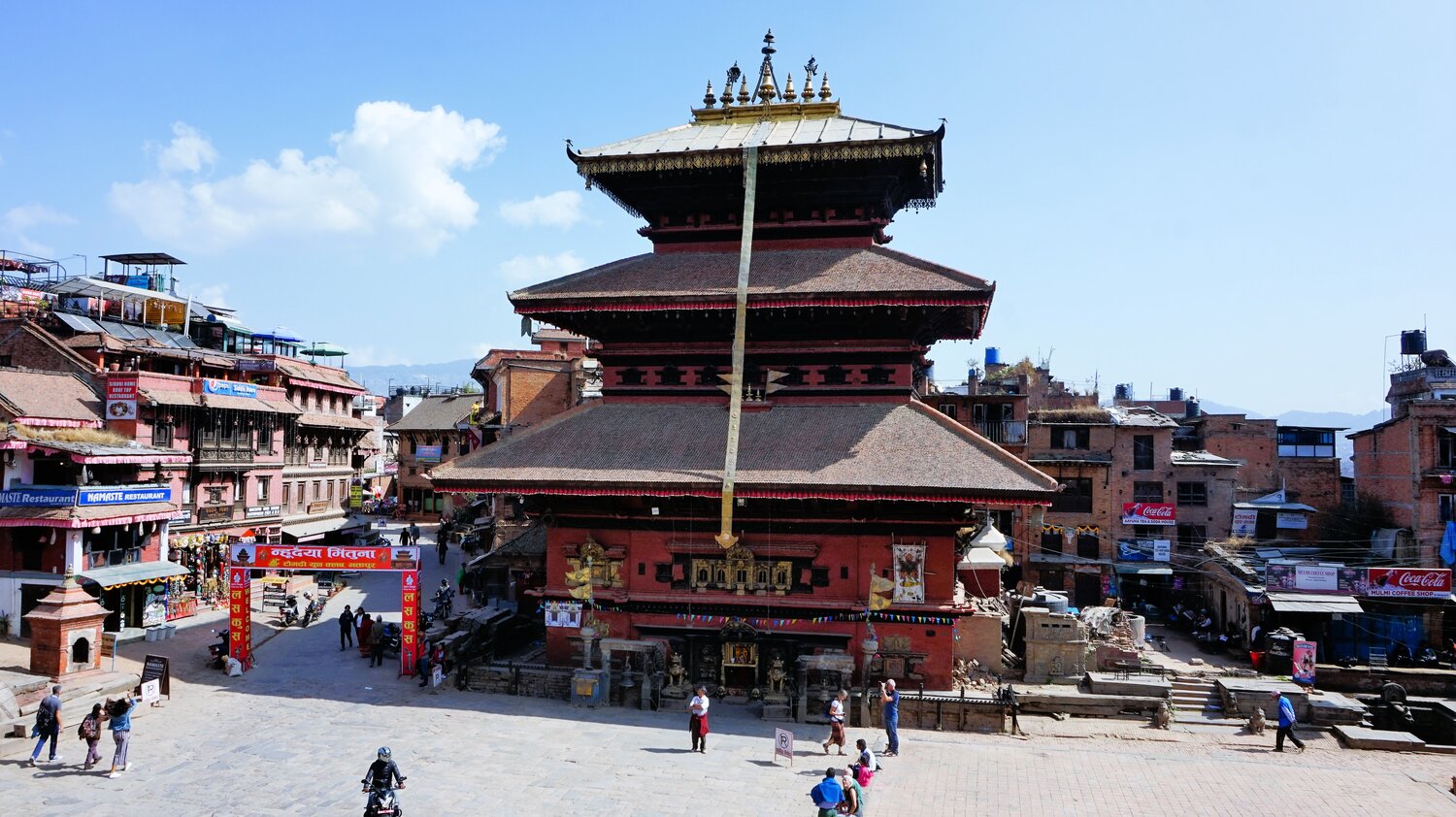 Tempelanlage im Viertel Taumadhi Square in Bhaktapur. | © Constanze Schwarz