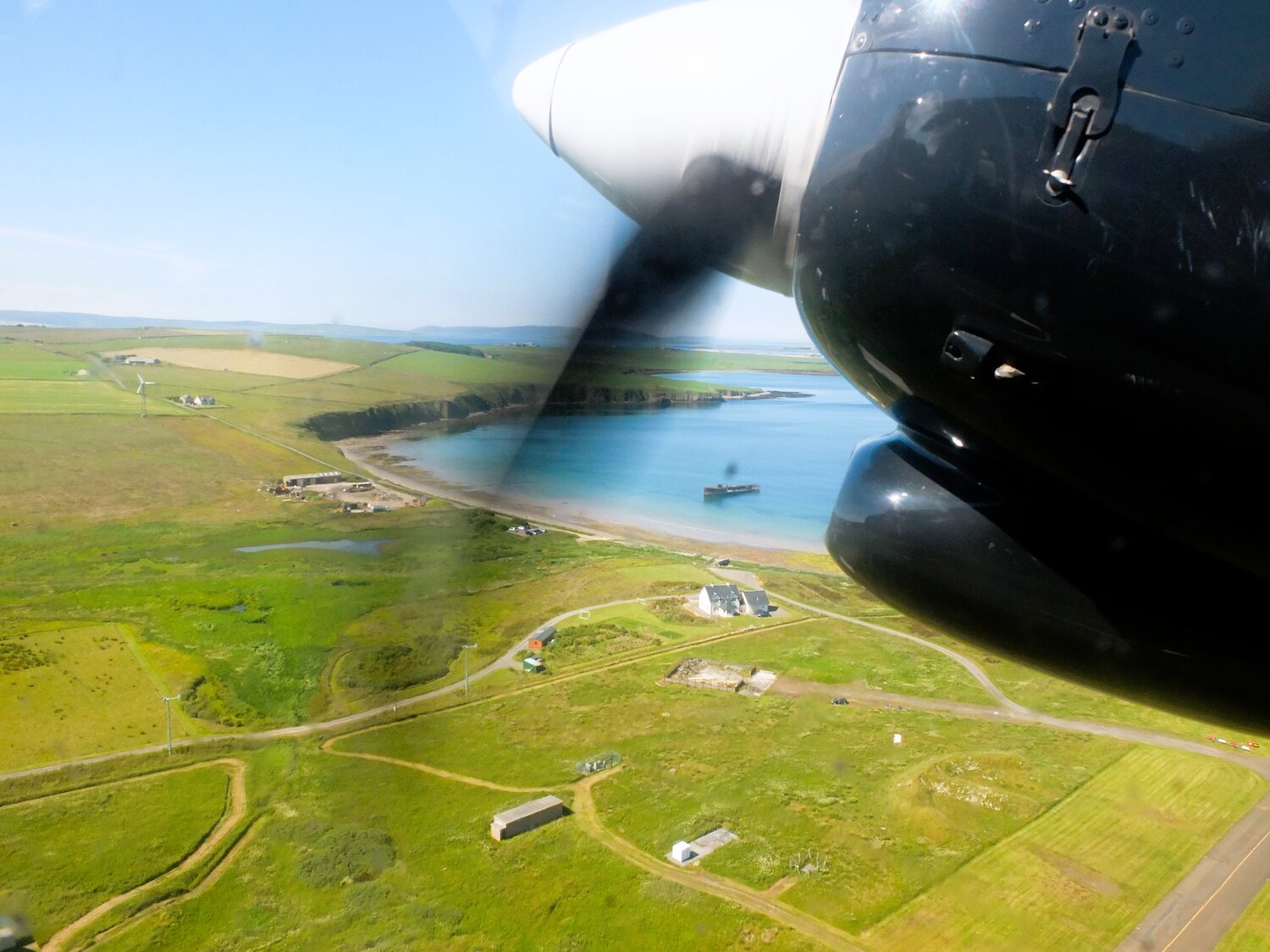 Postflug über Orkneys | © Manuela Holert